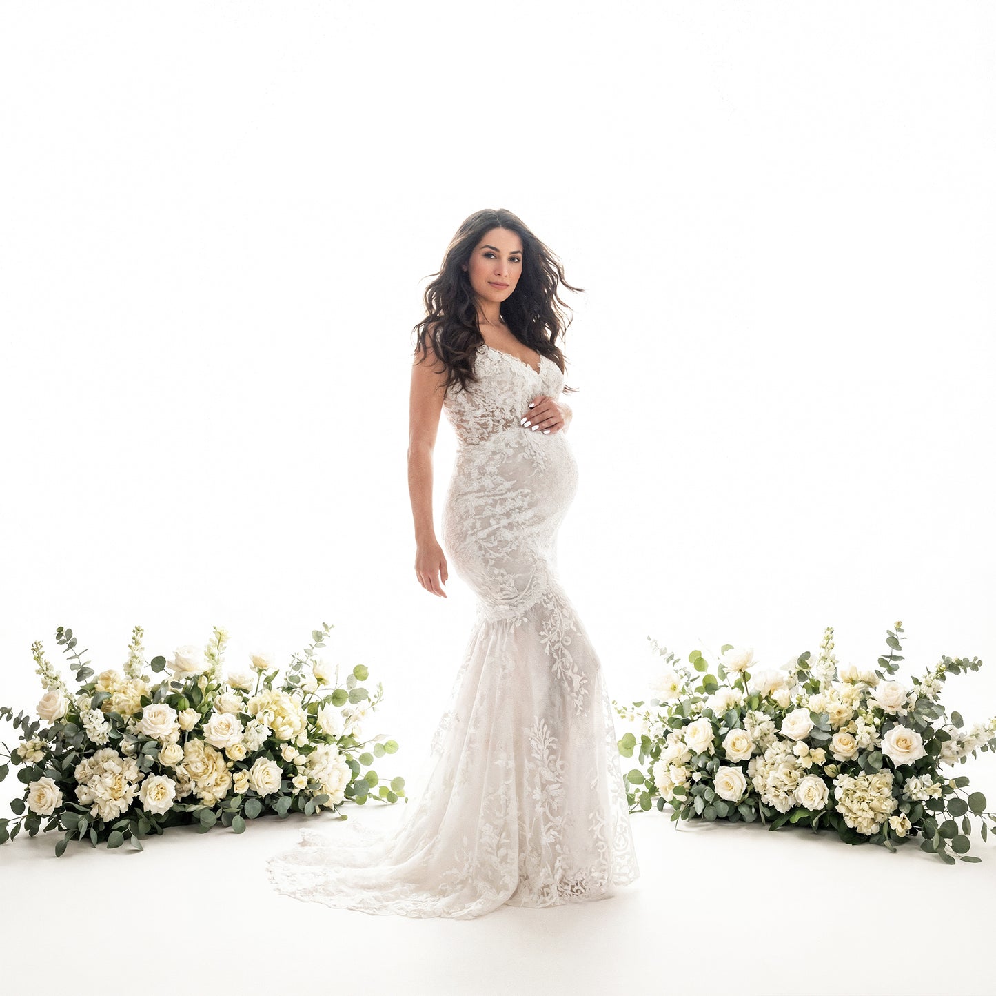 Floor Florals Digital Backdrop Set