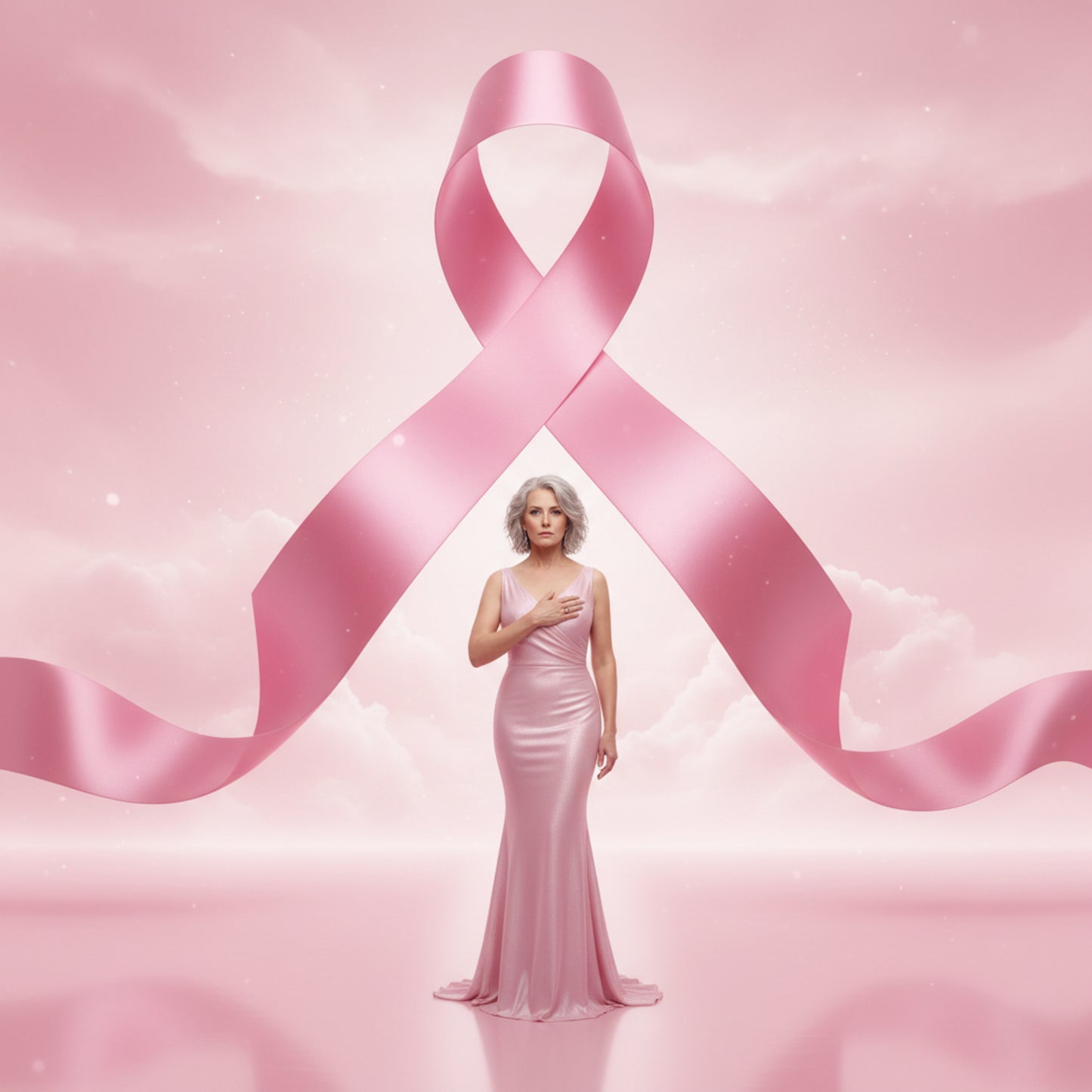 Breast Cancer Awareness Digital Backdrop Set