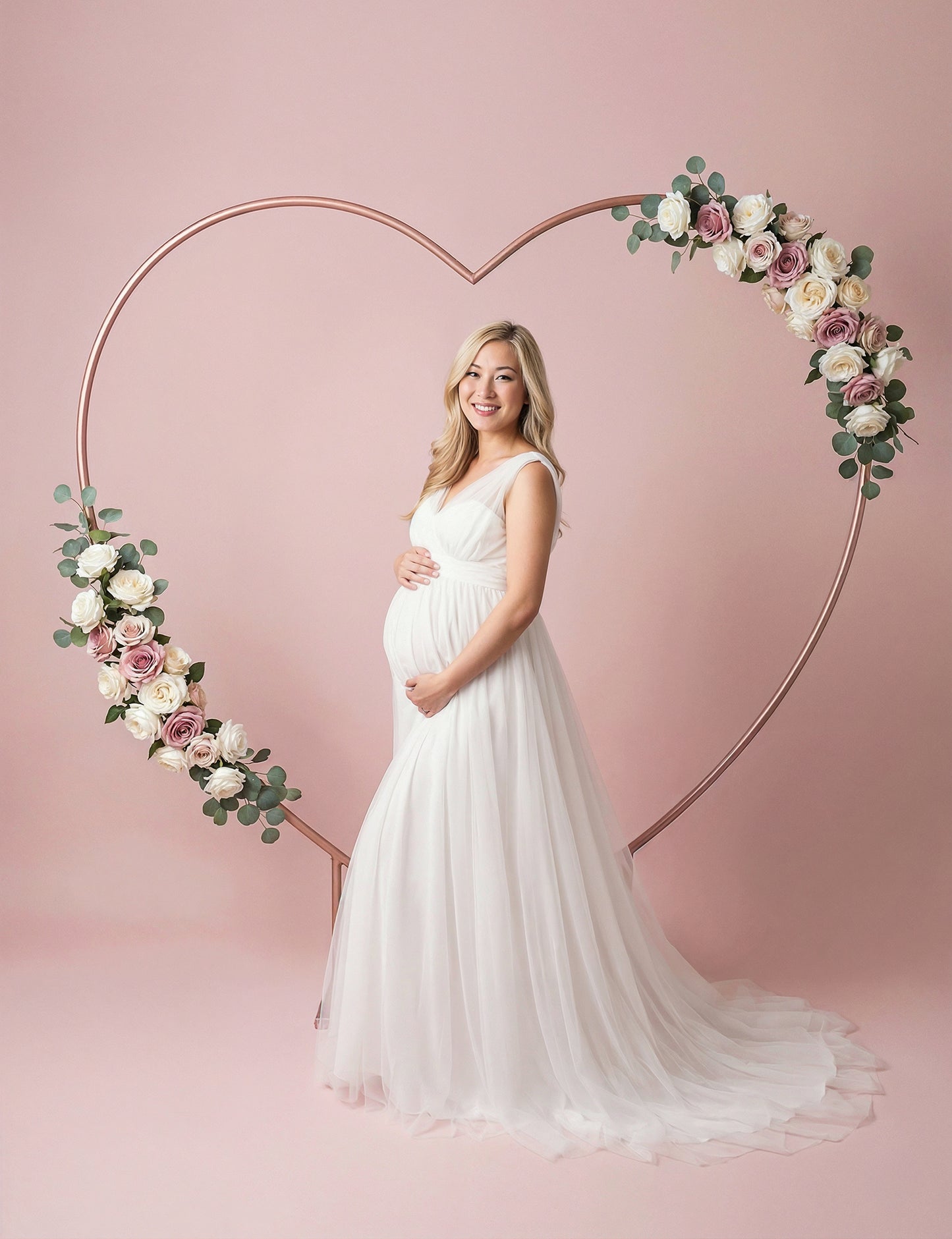 Love Heart Digital Backdrop Set