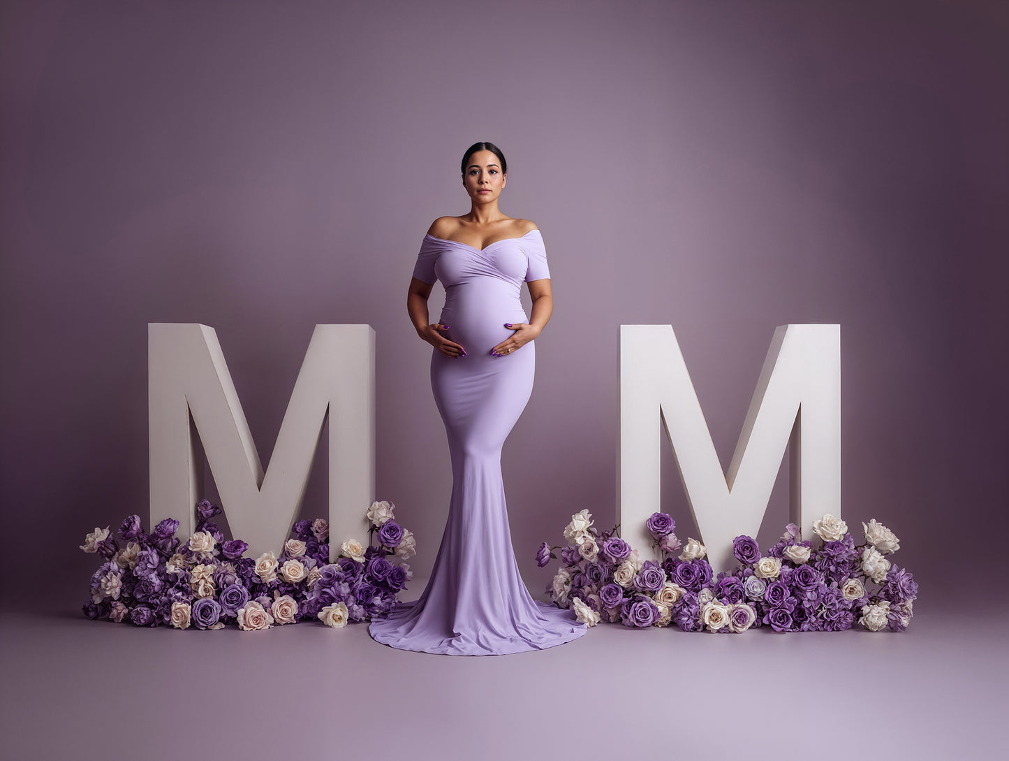 Floral Mom Digital Backdrop Set