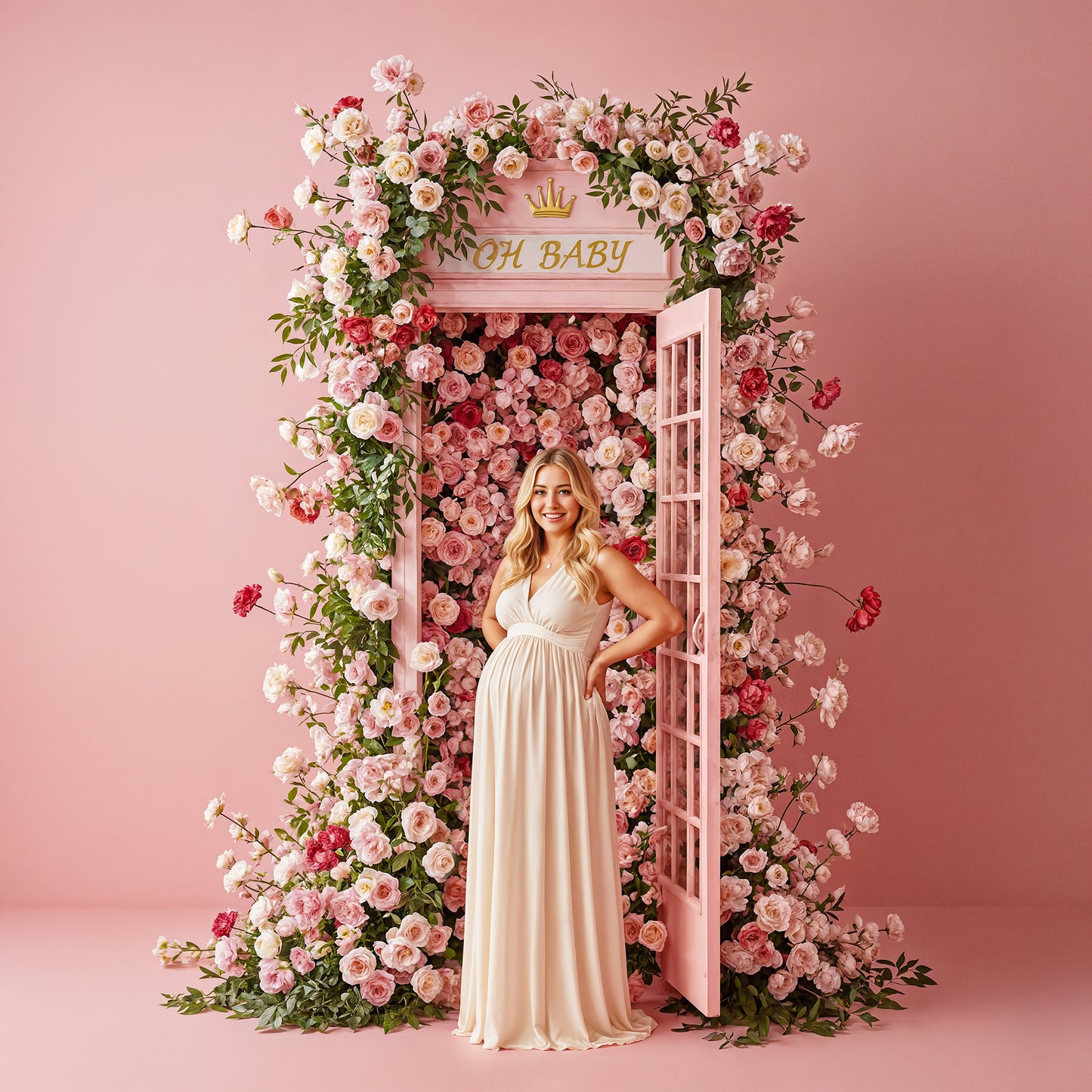 Baby Phone Digital Backdrop Set