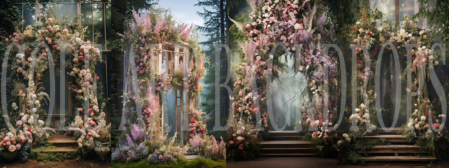 Modern Garden Oasis Set Digital Backdrops, Maternity Backgrounds, Studio Backdrop Textures, Fine Art Textures, Photoshop Textures