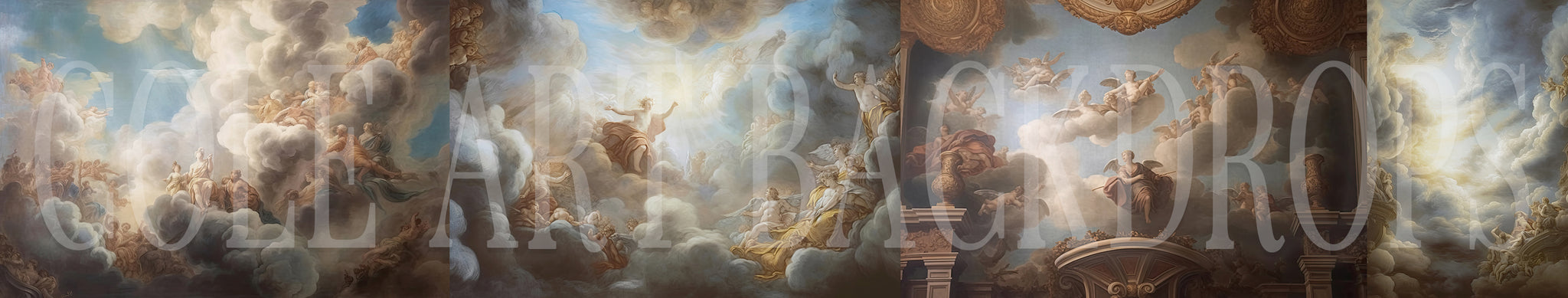 Renaissance Clouds Set Digital Backdrops, Maternity Backgrounds, Studi ...