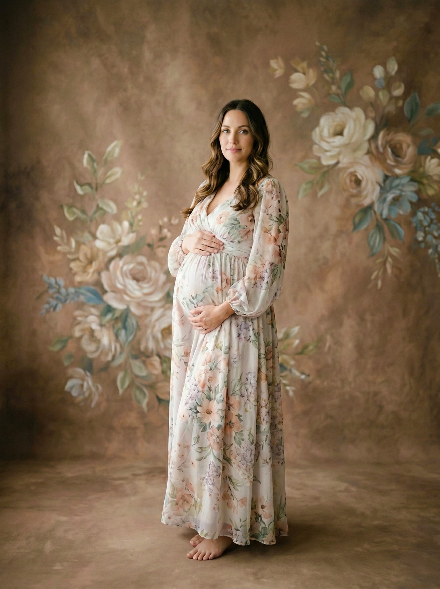 Soft Botanicals Digital Backdrop Set