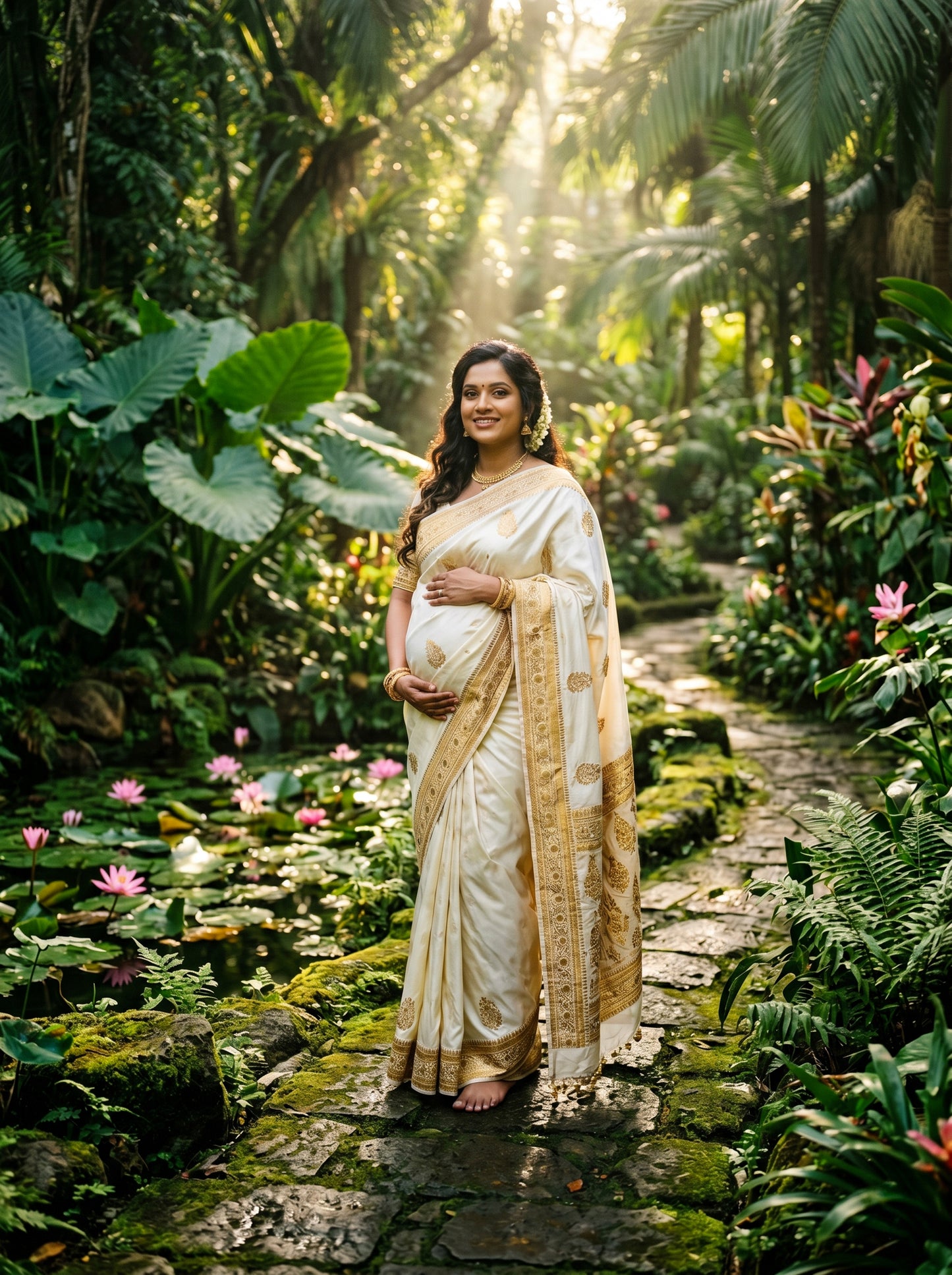 Green Jungle Digital Backdrop Set