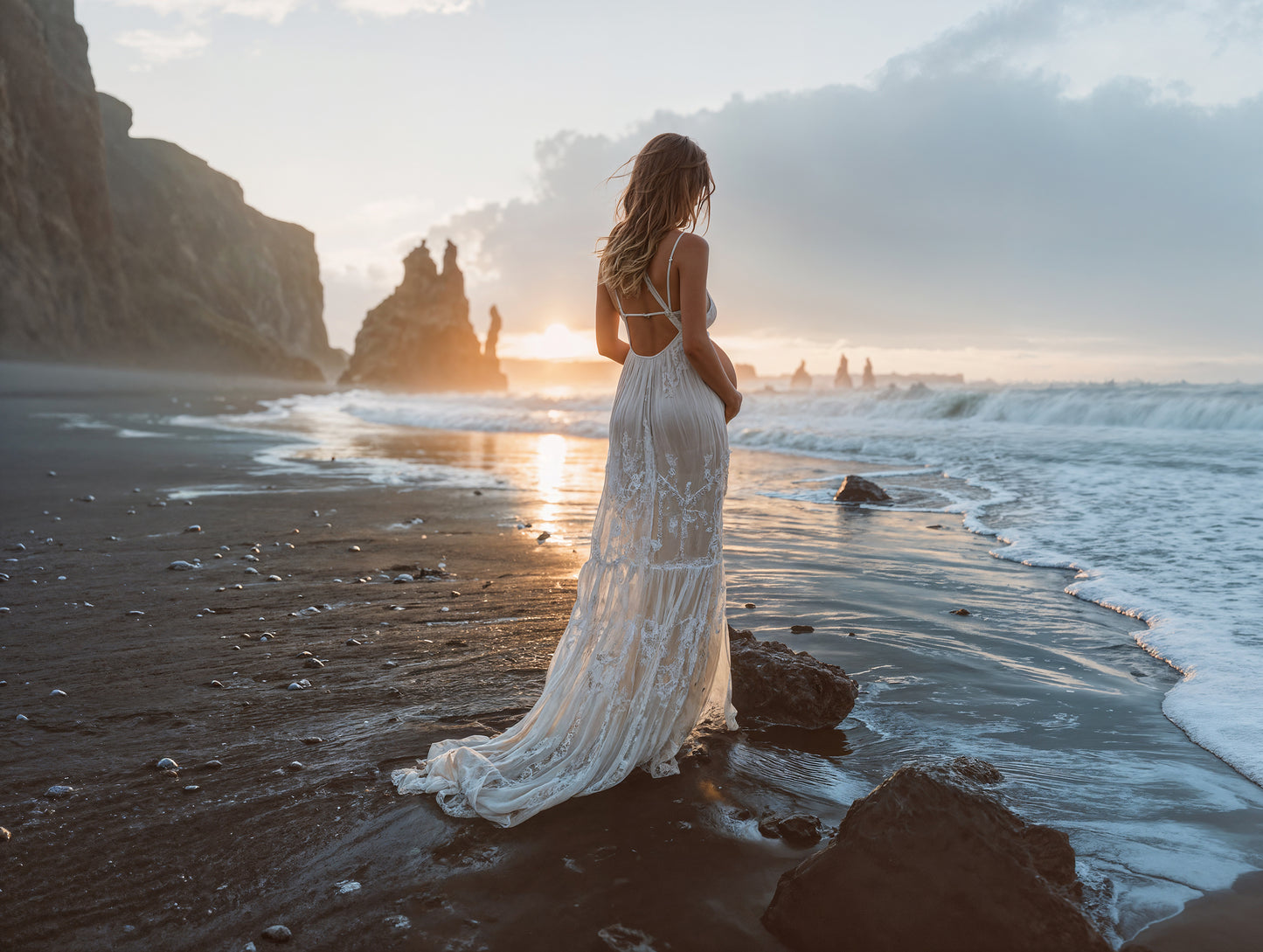 Iceland Beaches Digital Backdrop Set