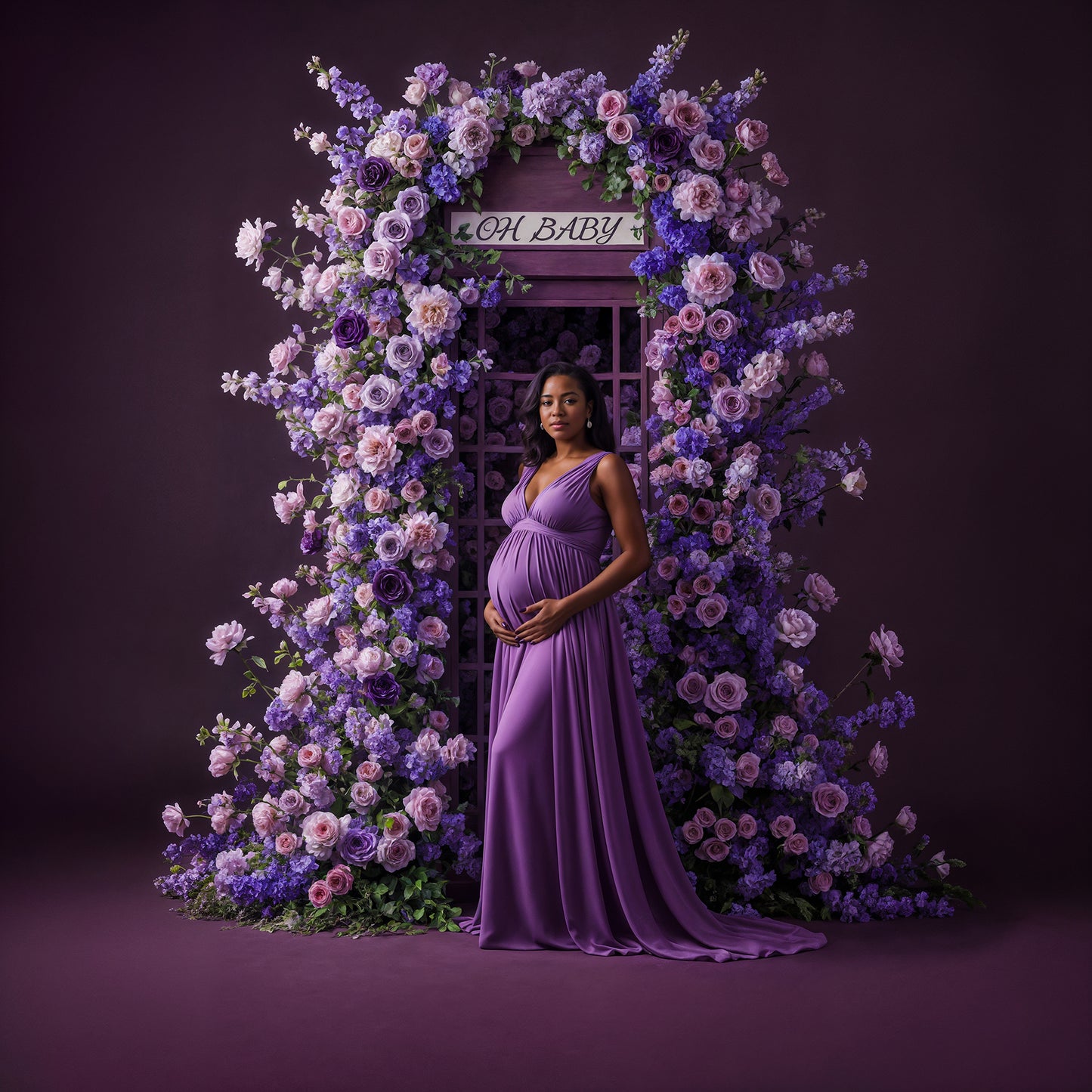 Baby Phone Digital Backdrop Set