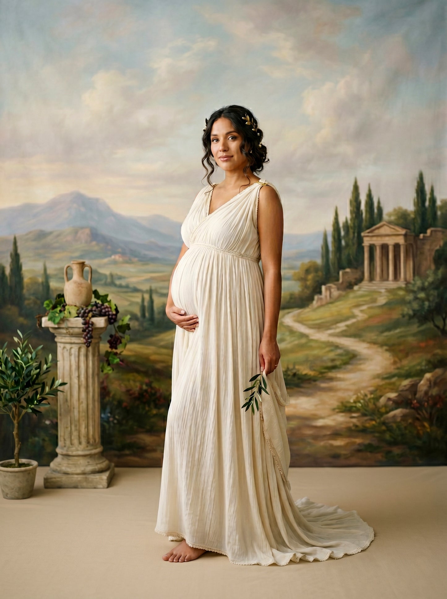 Grecian Landscape Digital Backdrop Set