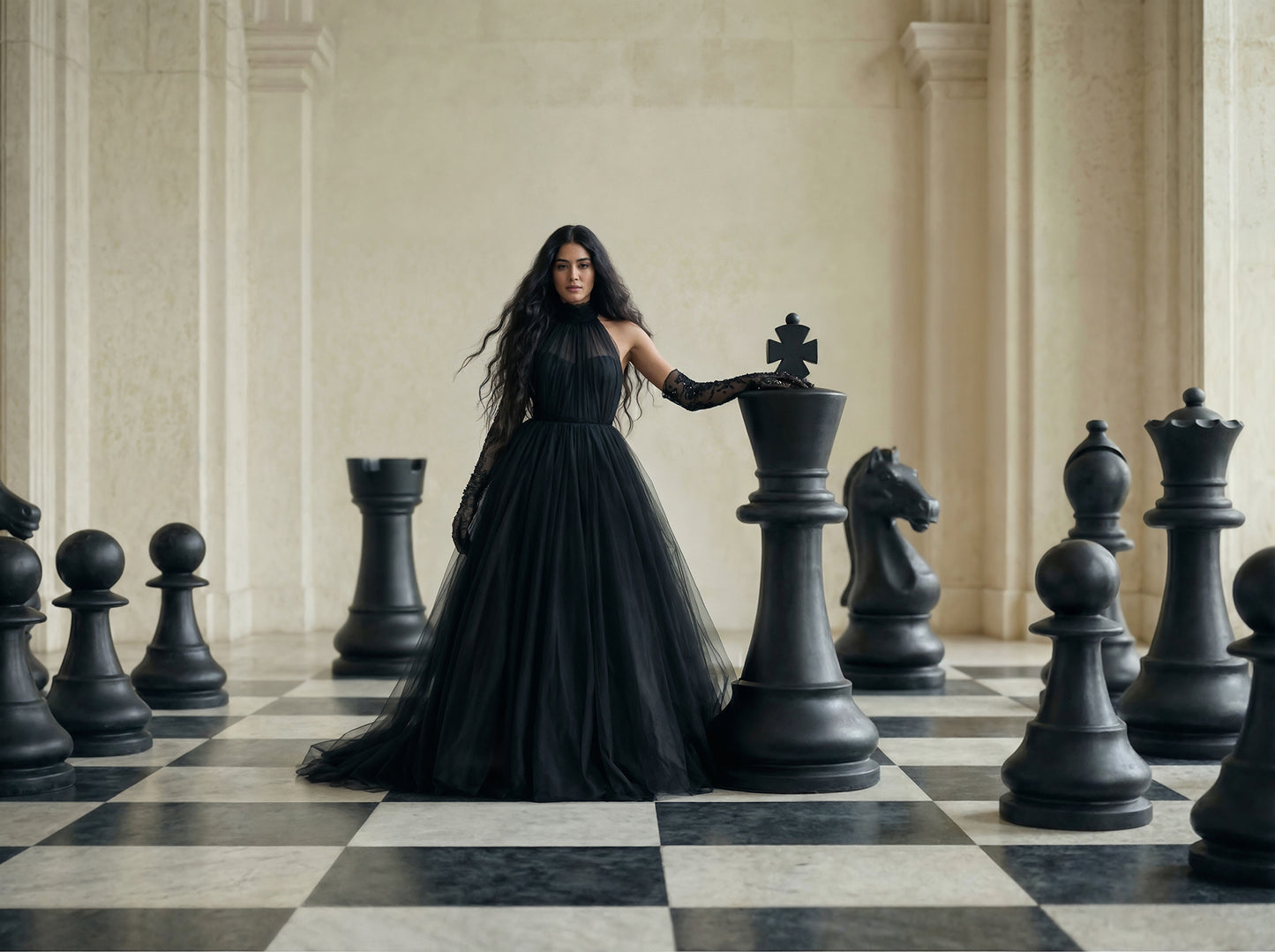 Chess Move Digital Backdrop Set