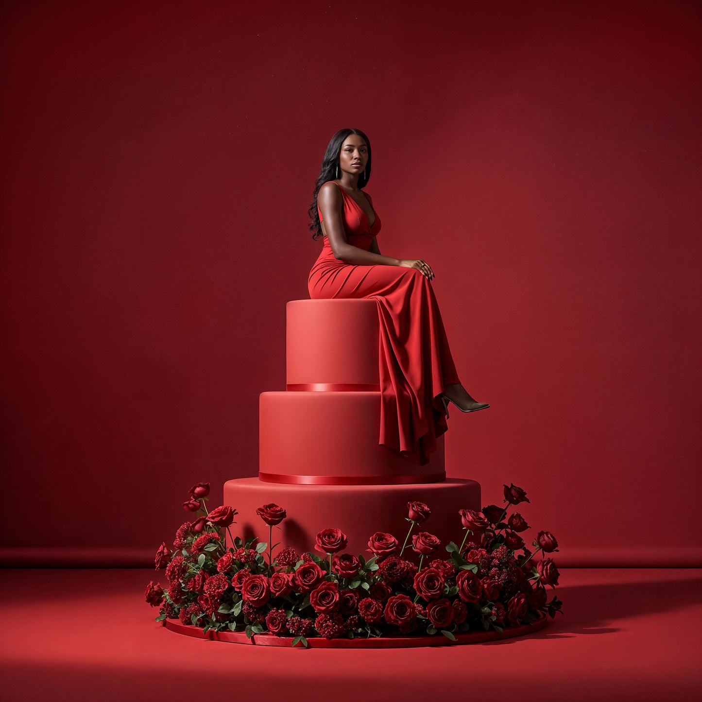 Cake Topper Digital Backdrop Set