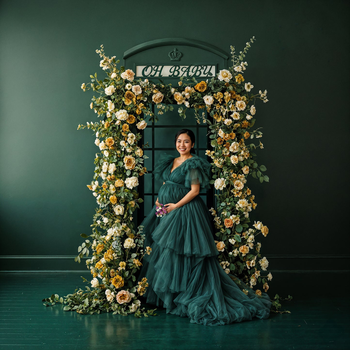 Baby Phone Digital Backdrop Set