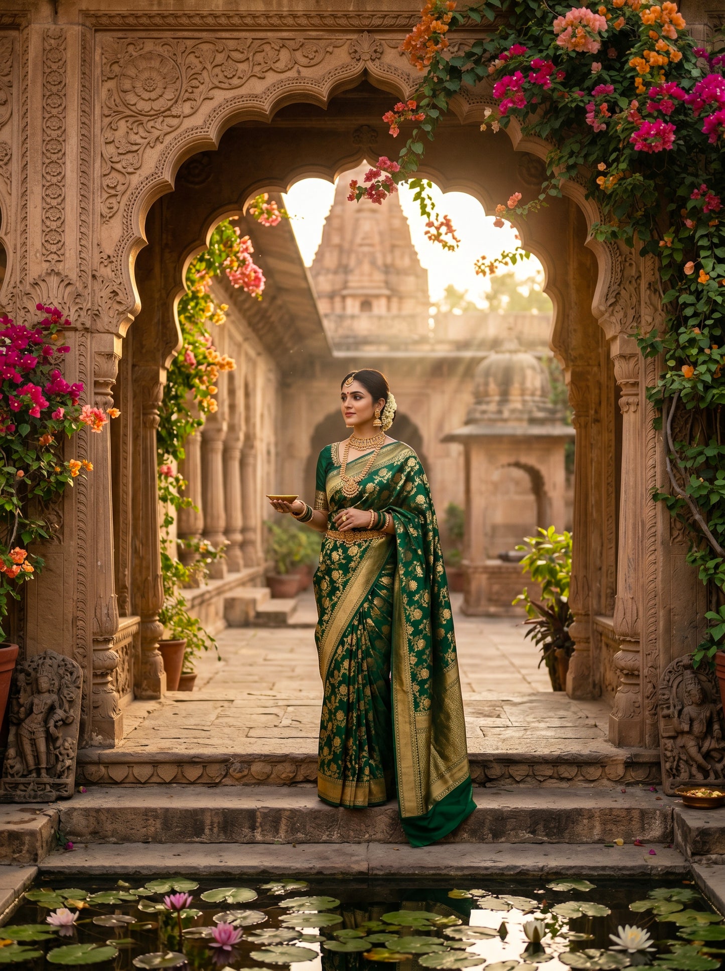 India Arches Digital Backdrop Set
