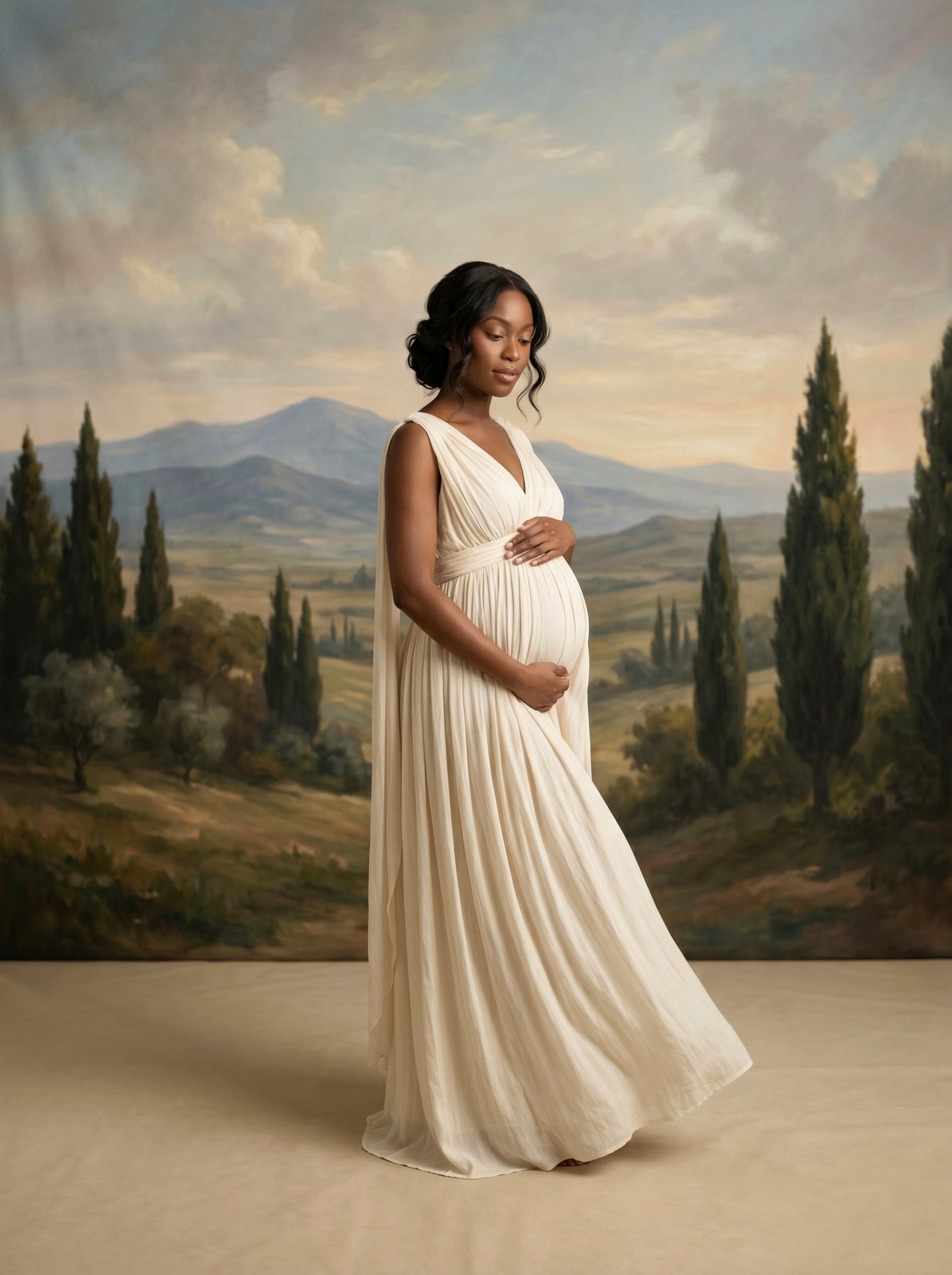 Grecian Landscape Digital Backdrop Set
