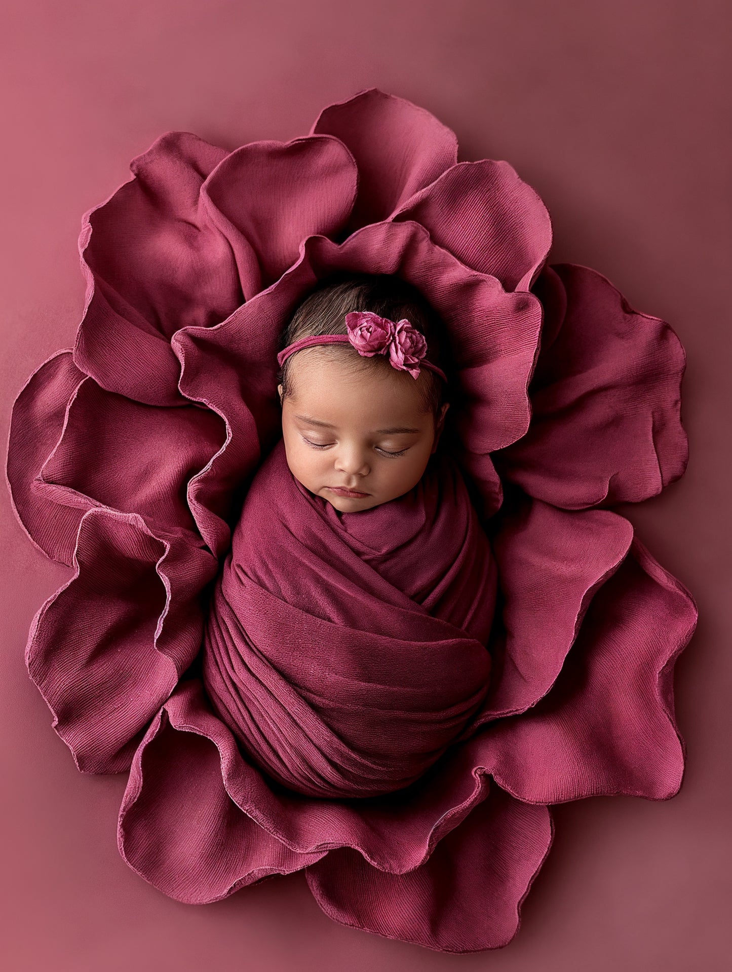 Clay Floral Color Newborn Digital Backdrops, Newborn Background Set