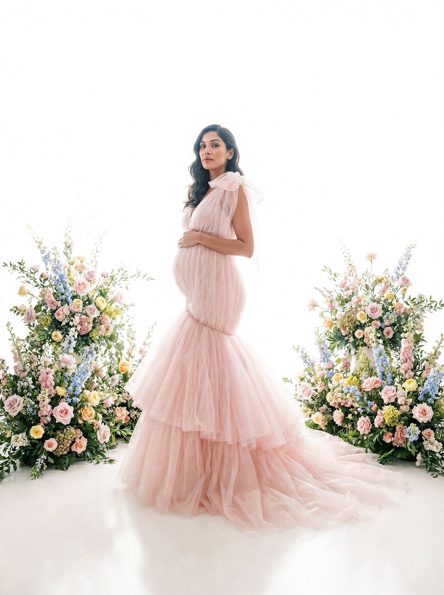 Floor Florals Digital Backdrop Set