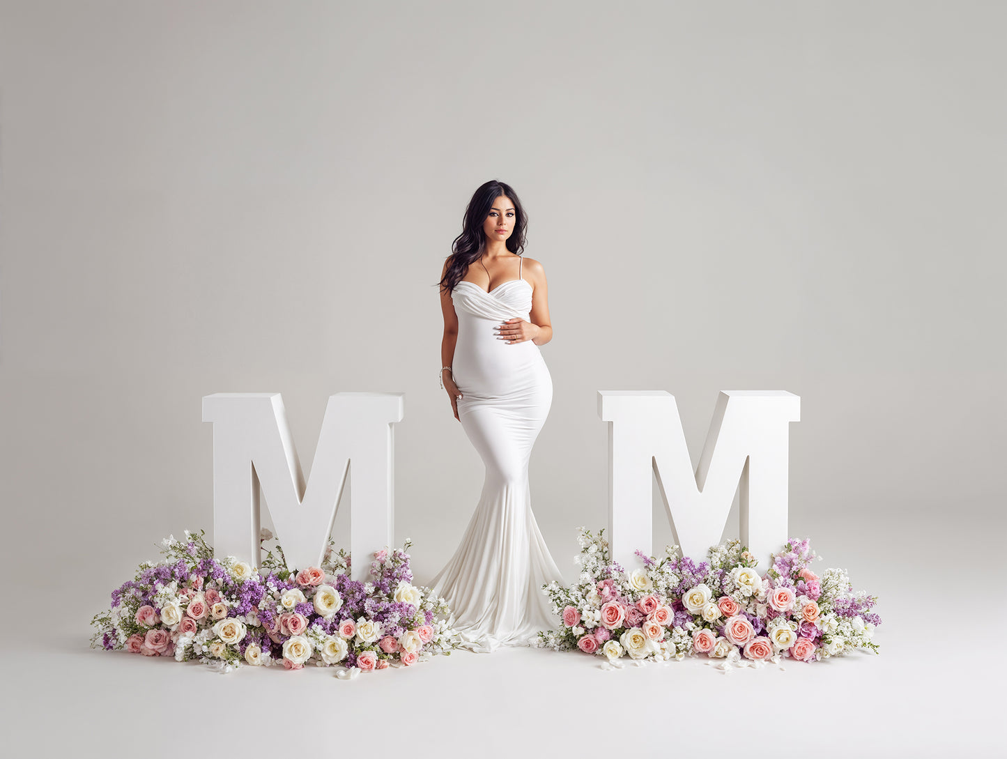 Floral Mom Digital Backdrop Set