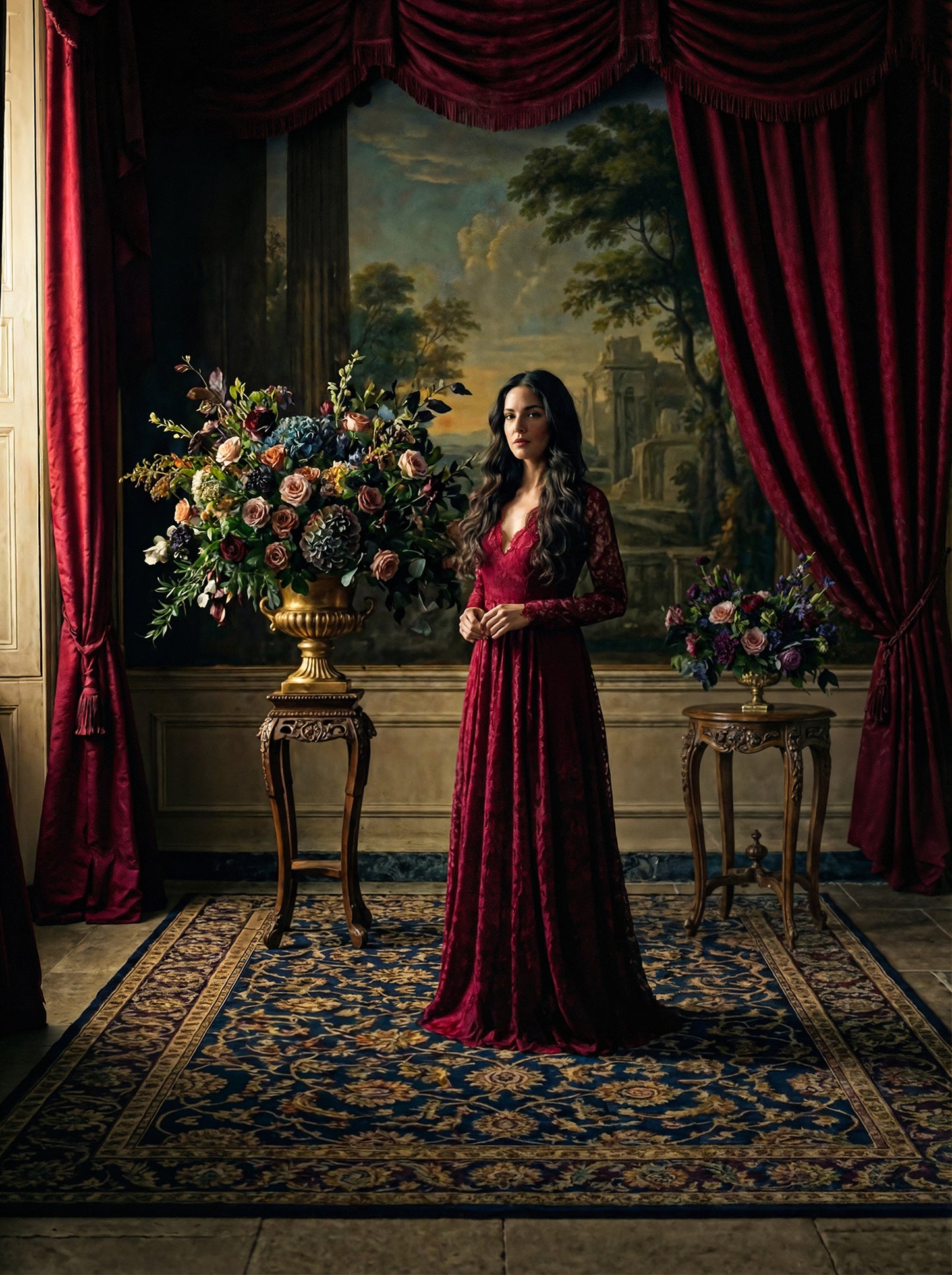 Renaissance Drape Digital Backdrop Set