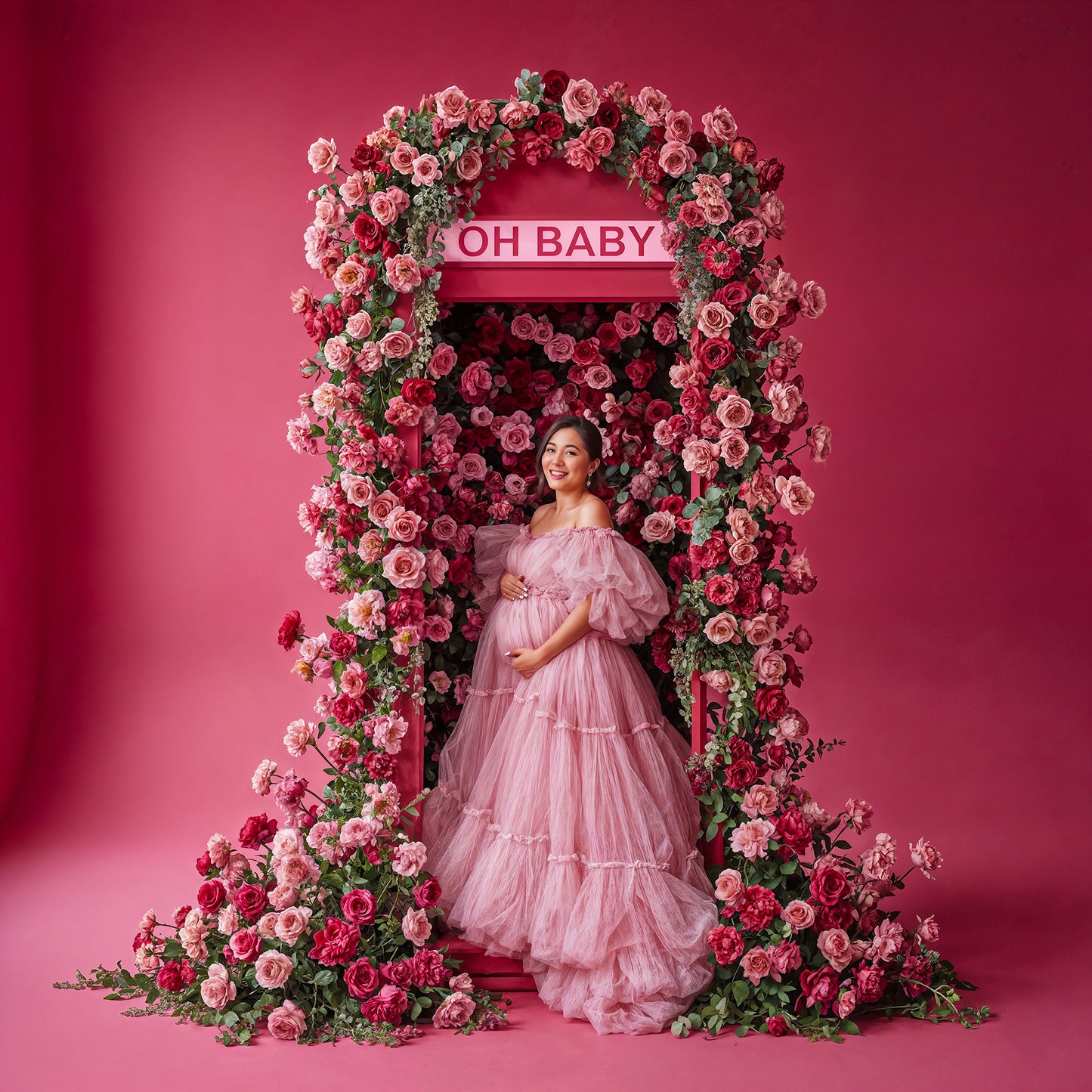 Baby Phone Digital Backdrop Set