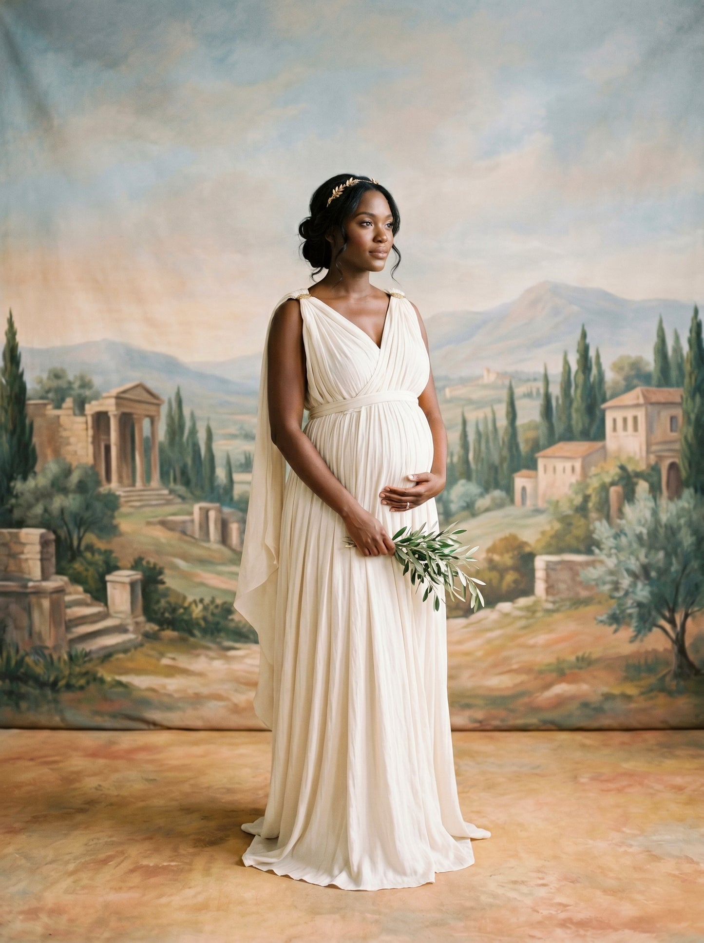 Grecian Landscape Digital Backdrop Set