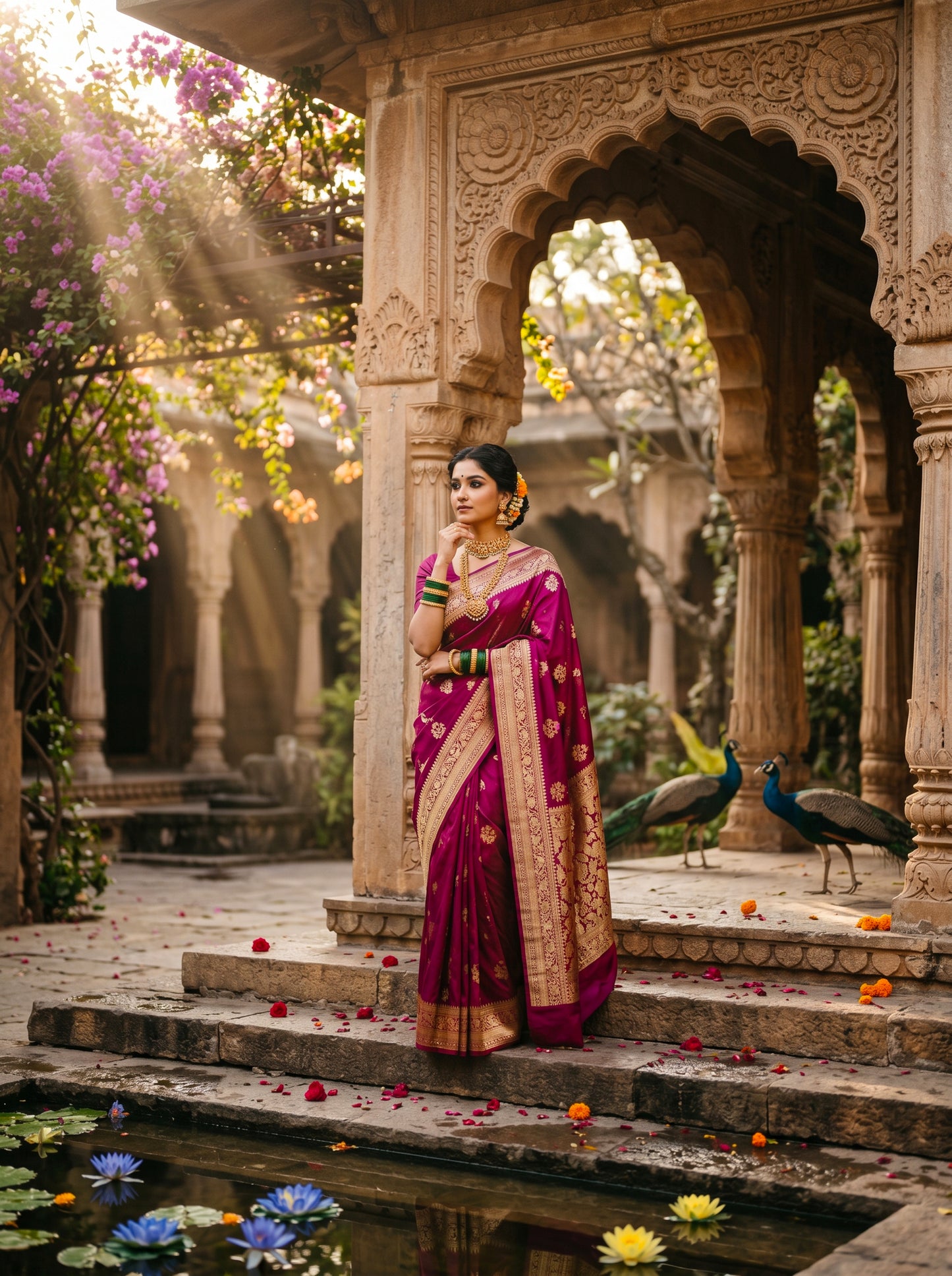 India Arches Digital Backdrop Set