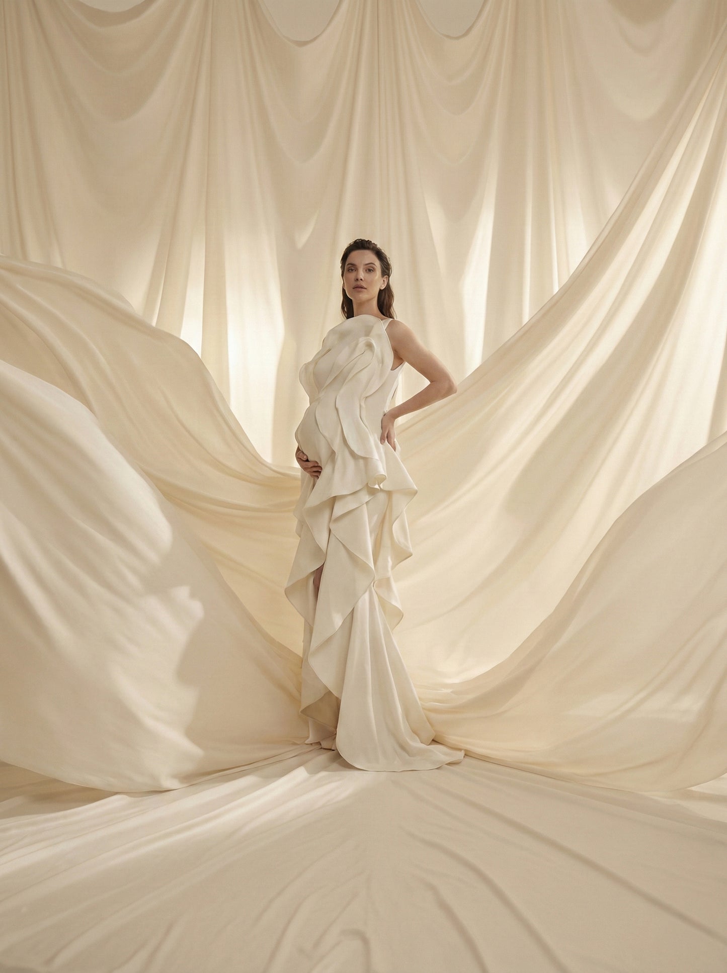 Flowing Vibes Neutrals Digital Backdrop Set