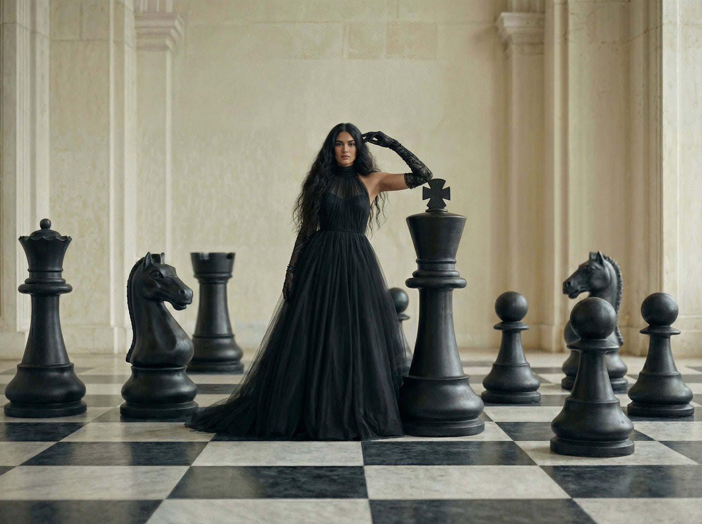 Chess Move Digital Backdrop Set