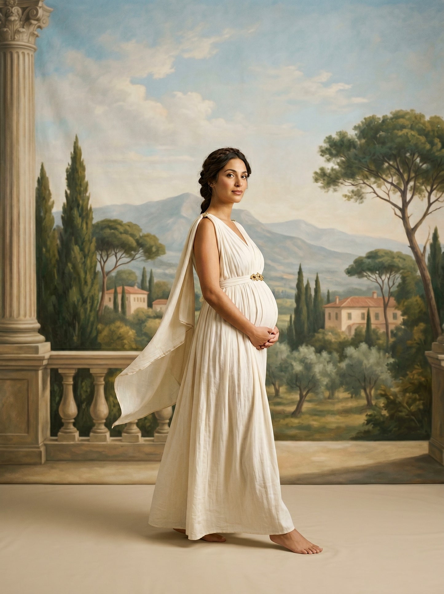 Grecian Landscape Digital Backdrop Set