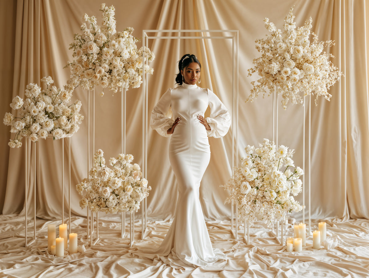 Jade Rose Digital Backdrop Set