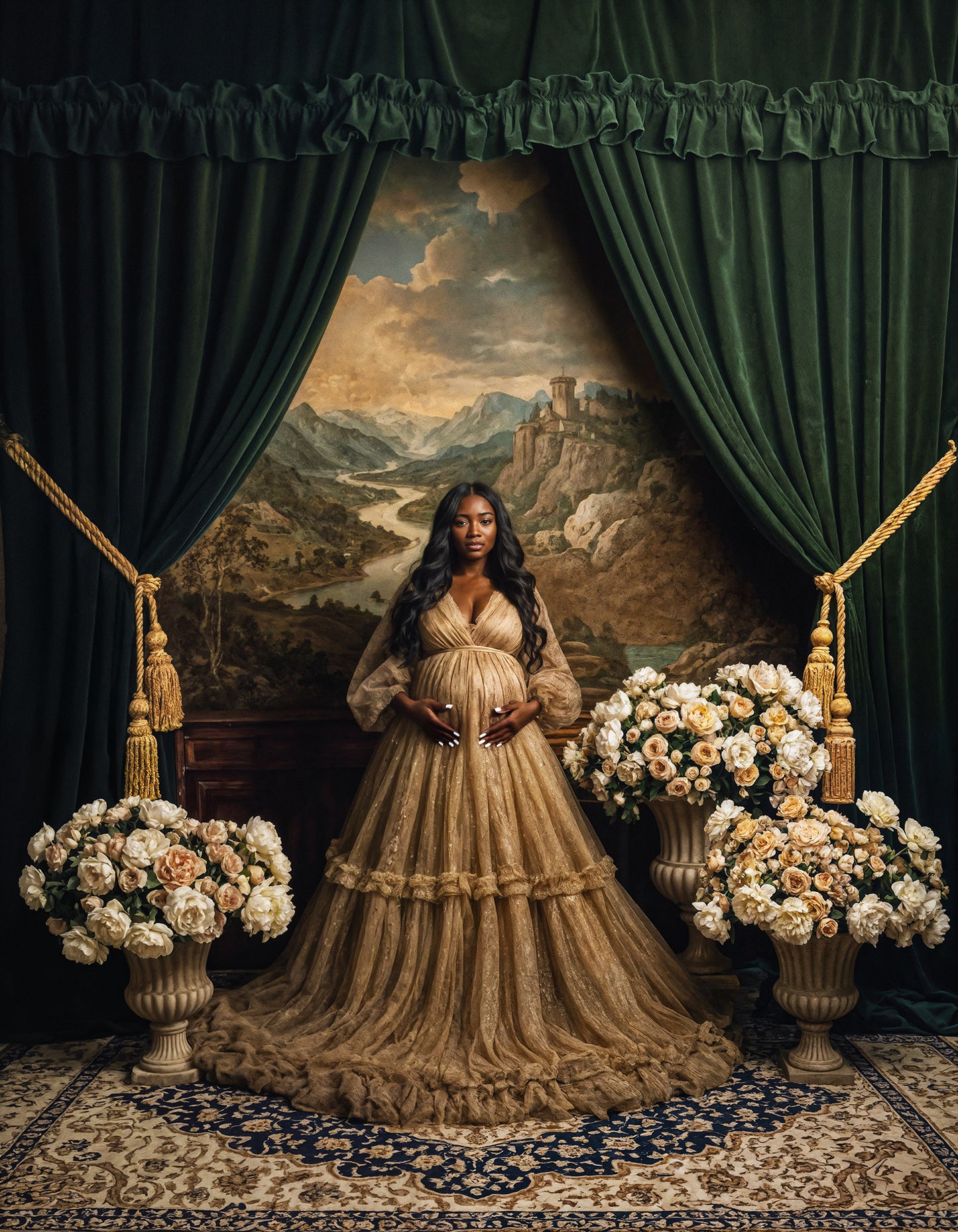 Renaissance Drape Digital Backdrop Set