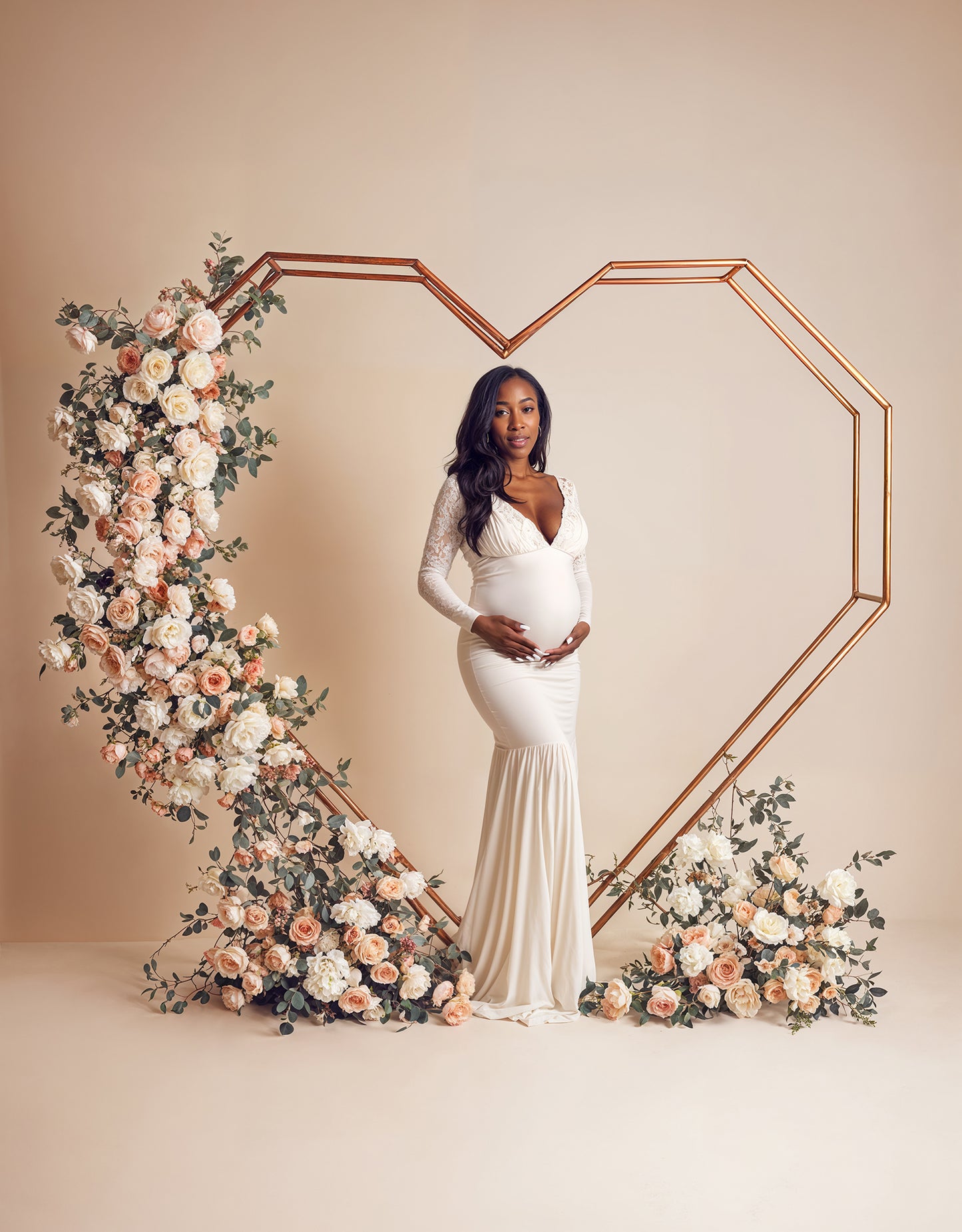 Love Heart Digital Backdrop Set