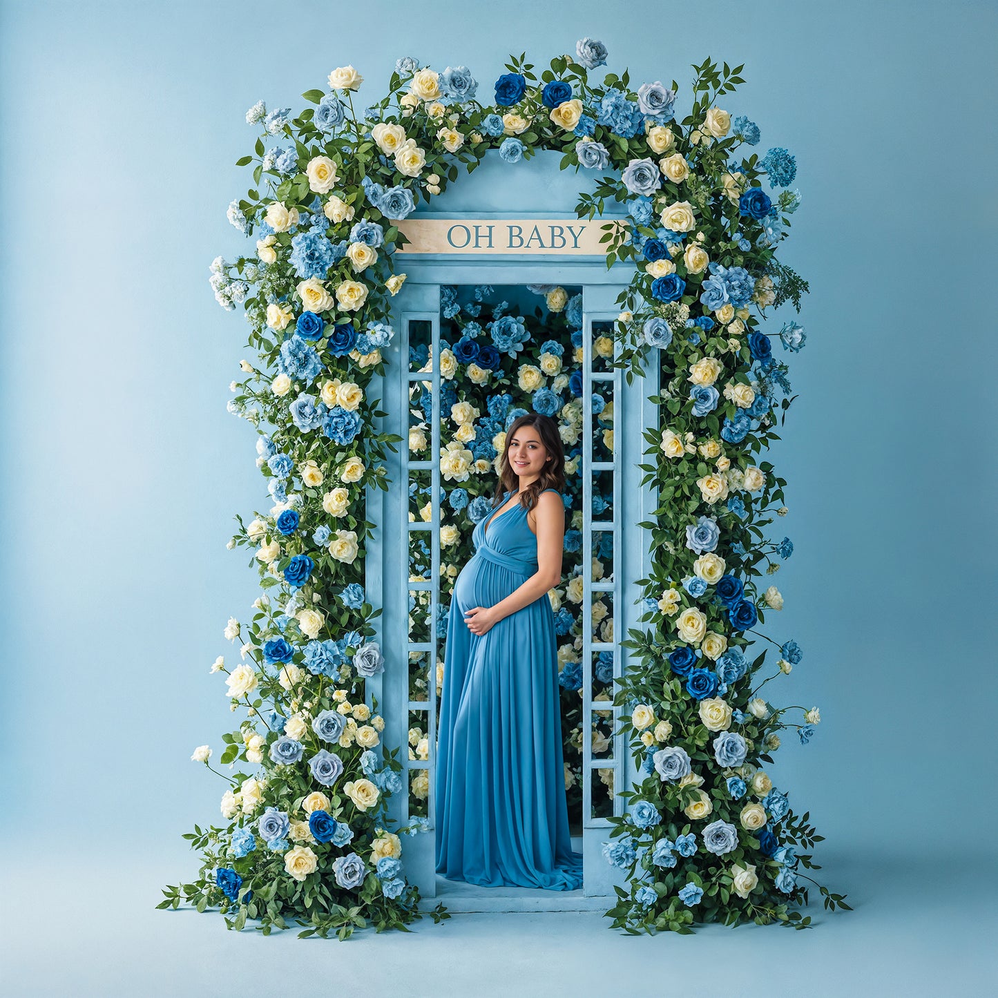 Baby Phone Digital Backdrop Set