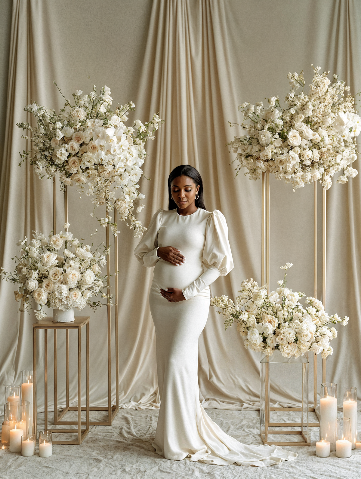 Jade Rose Digital Backdrop Set