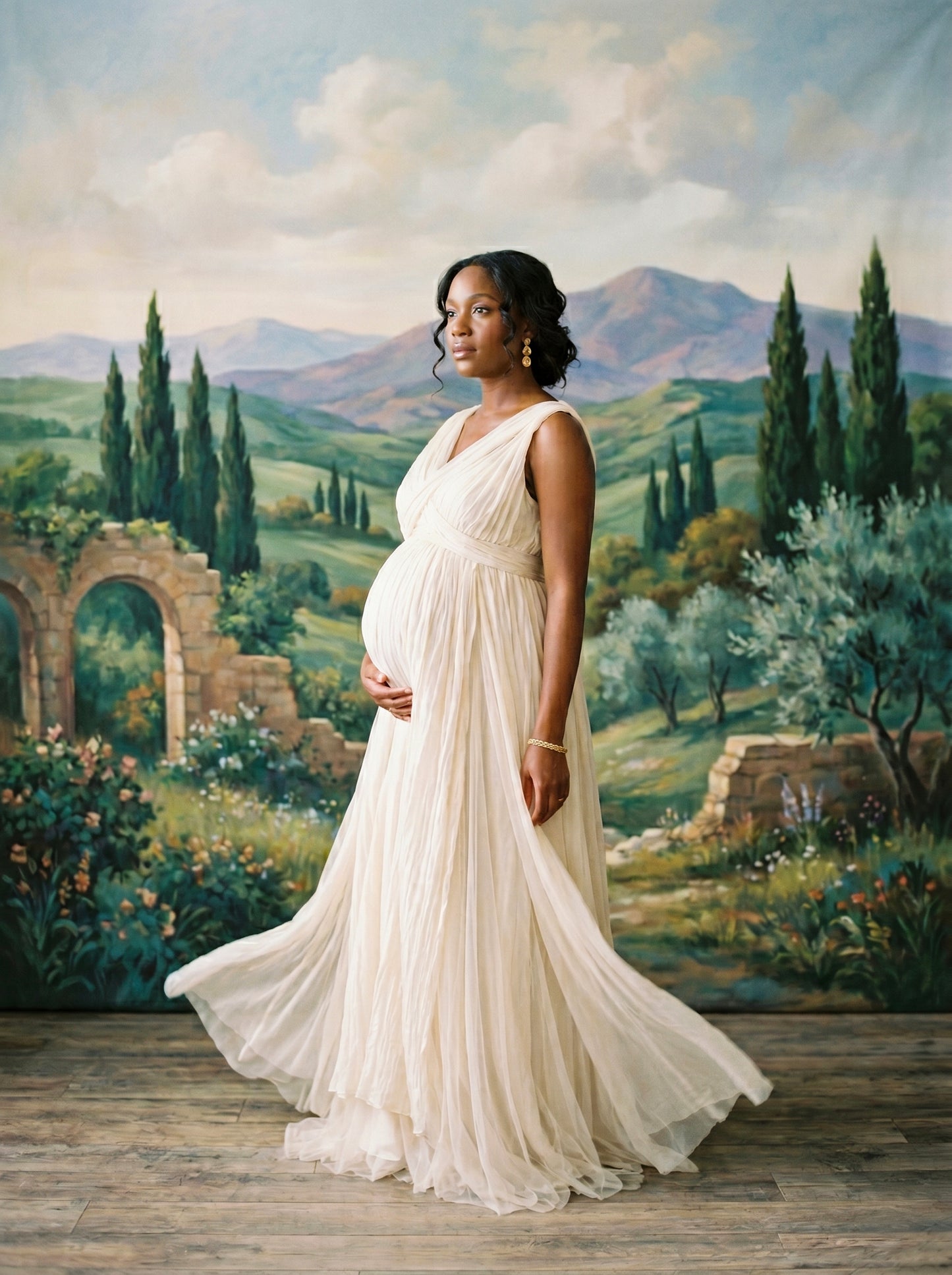 Grecian Landscape Digital Backdrop Set