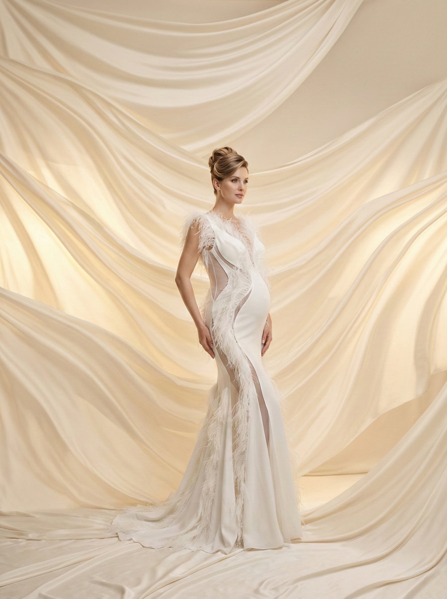 Flowing Vibes Neutrals Digital Backdrop Set