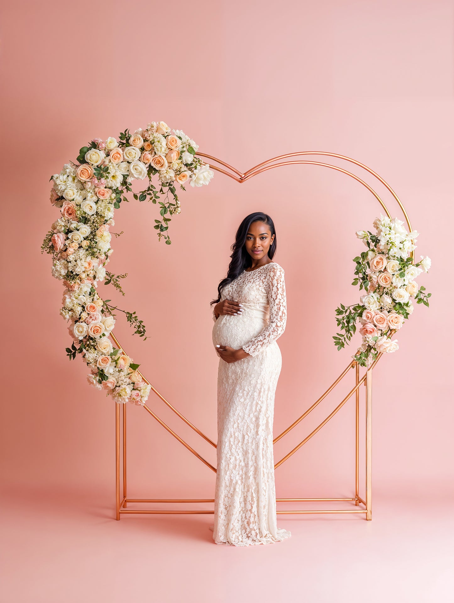Love Heart Digital Backdrop Set