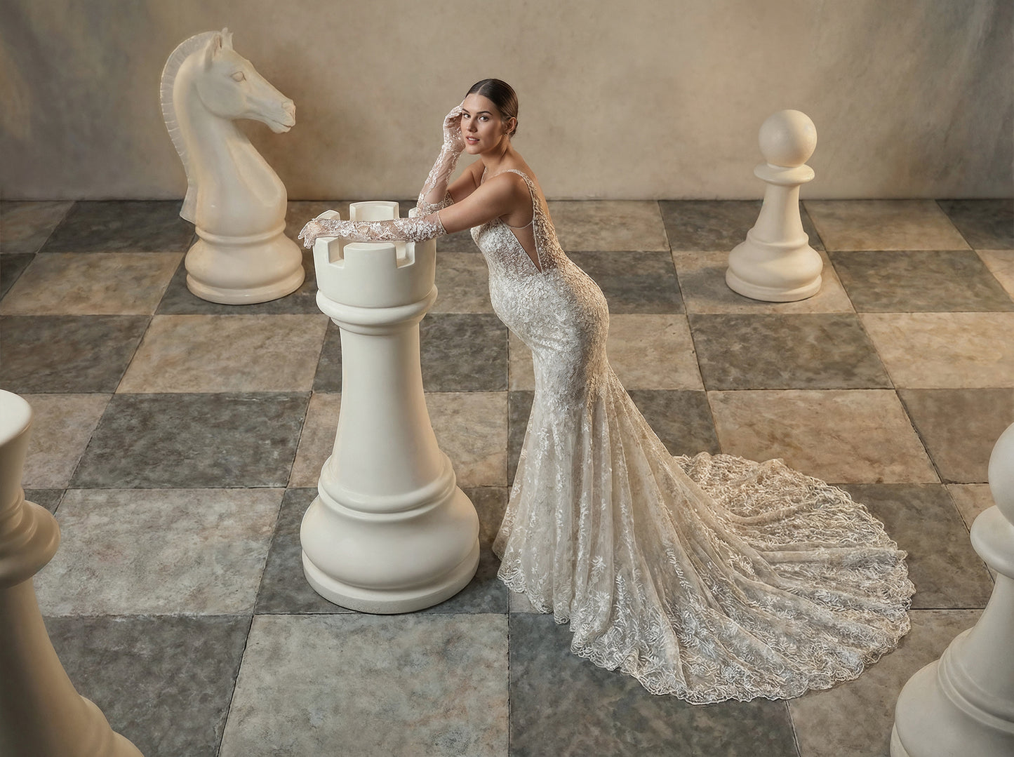 Chess Move Digital Backdrop Set