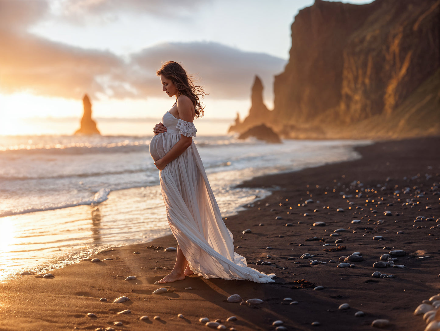 Iceland Beaches Digital Backdrop Set