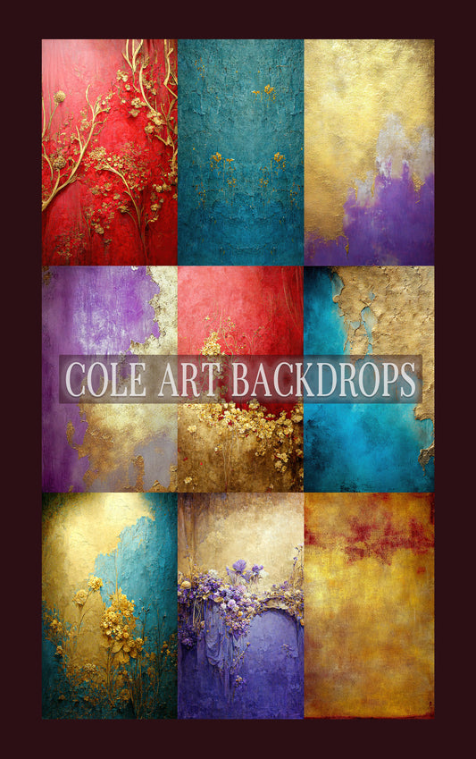 Colorful Skinny Canvas Set Digital Backdrops, Maternity Backgrounds, Studio Backdrop Textures, Fine Art Textures, Photoshop Textures