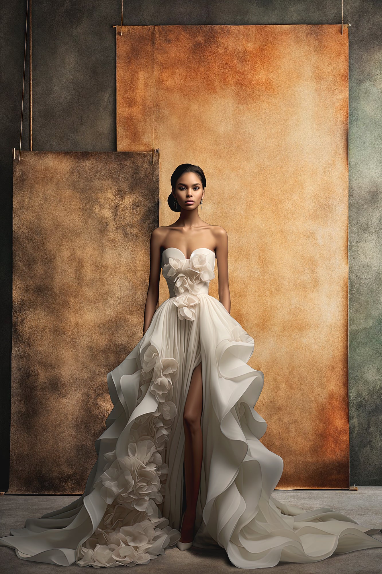 Layered Canvas Style Set Digital Backdrops, Maternity Backdrop Overlay ...