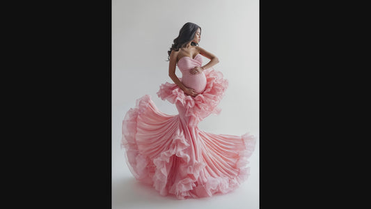 Pink Dress Digital Overlays, Photoshop Overlays, Digital Backdrops Set